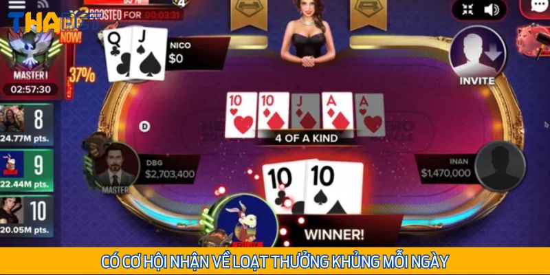 Thabet thường tung ra các chương trình ưu đãi cho người chơi Poker