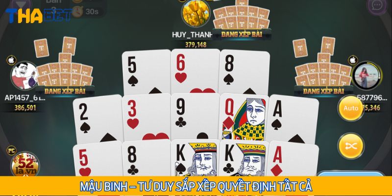 Trò Mậu Binh đặc biệt phù hợp cho những game thủ thích tư duy