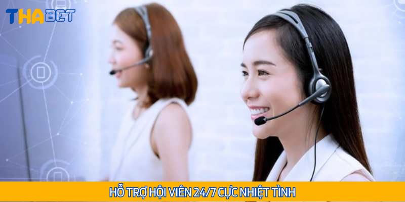 Đội ngũ hỗ trợ của Thabet luôn sẵn sàng giúp đỡ người chơi bất cứ lúc nào